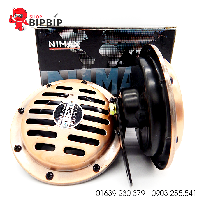 Còi đĩa NiMax 12V chính hãng