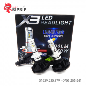 Bóng đèn pha led X3 chính hãng giá rẻ
